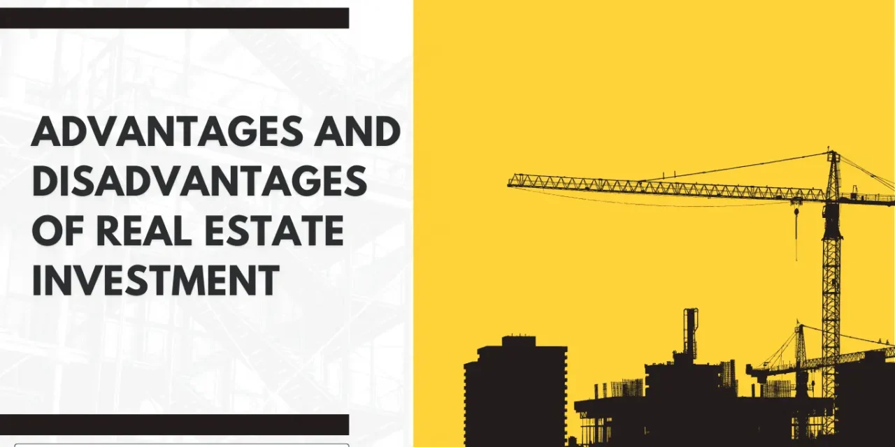 Advantages and Disadvantages of Real Estate Investment